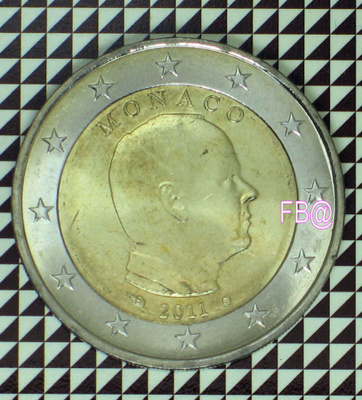 2011 MONACO 2euro UNC- rullasta