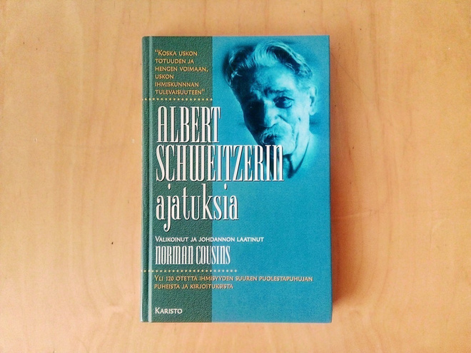 Norman Cousins: Albert Schweitzerin ajatuksia