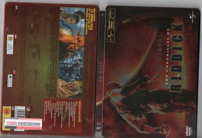Riddickin Aikakirja	(78 904)	k	-FI-	DVD	Steelbox,	(2)	vin di