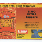 Jääkiekko Sisu Special n:o 368 1993 TIMO JUTILA - pikkukuva 2