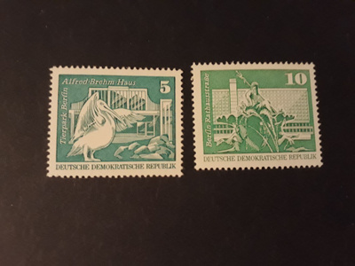 DDR 1973 - DDR 1973 - Yleismerkit: Rakennuksia (2) ++