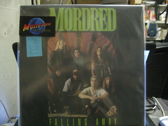 MORDRED - FALLING AWAY GER 1991 LP M-/M- GREEN VINYL