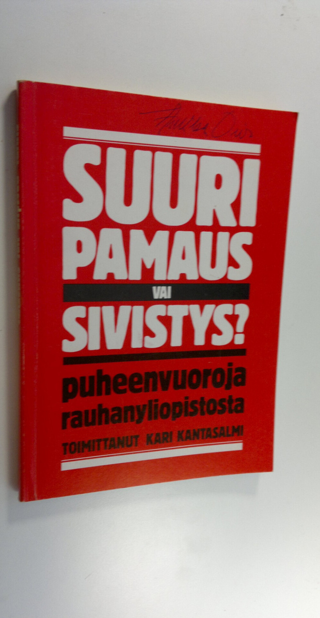 Kari (toim.) Kantasalmi : Suuri pamaus vai sivistys