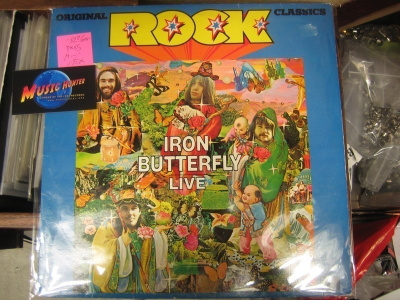 IRON BUTTERFLY - LIVE - M-/EX LP