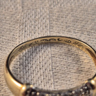 Timanttisormus, 14K, 18 mm, 1,9 g, v. 1990 - pikkukuva 4