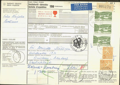1964 varovastipaketti lentopostiss Saksaan