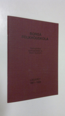Borgå folkhögskola läsåret 1987-1988