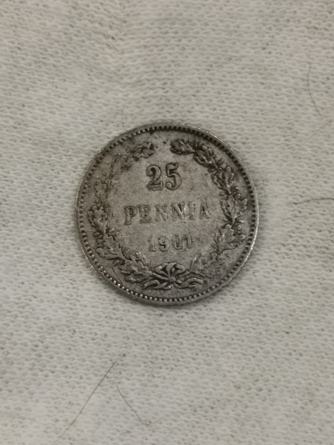 25 penniä 1901, Suomi
