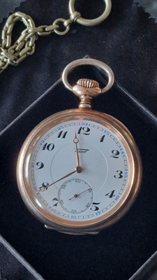 Upea Tissot-hopeataskukello vitjoilla (n.1911-1928) Huollet