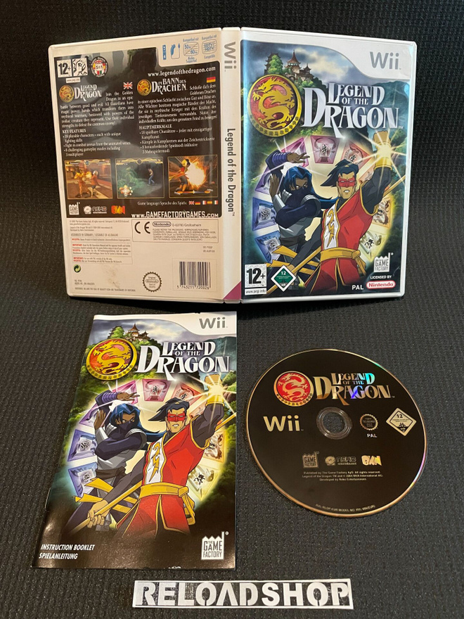 Legend of the Dragon Wii - CiB