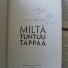Villy Lindfelt - Miltä tuntuu tappaa (sid., sign.) - pikkukuva 3
