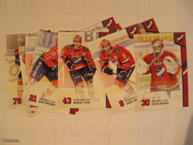 Cardset 2014-15 HIFK 181-192 teamset