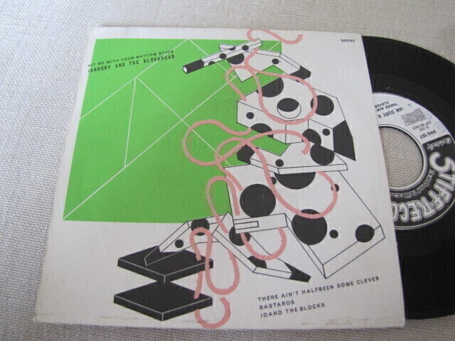 Ian Dury  hit me with your rhythm stick 7 45 Ranska 1978