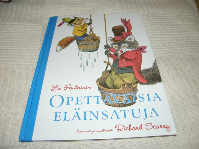 Scarry La Fontainen Opettavaisia eläinsatuja +cd