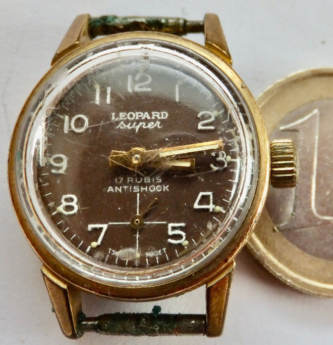 VANHA Kello Leopard Super Waterproof Antishock Sveitsiläinen