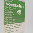 Joseph Randolph Orgel : Scholastic Aptitude Vocabulary - pikkukuva 1