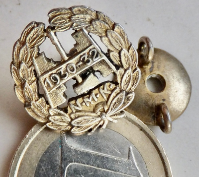 VANHA Ruuvimerkki NMK 1930-32 Hopeaa
