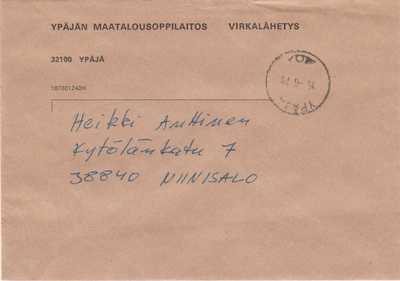 Postileima, YPÄJÄ, virkalähetys