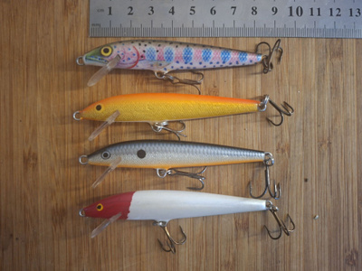Rapala Original 9cm 4kpl (erä#2)