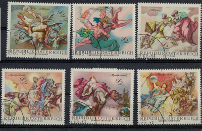 Itävalta Mi 1278-83 o