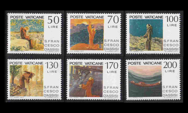 Vatikaani 695-700 ** Munkki Franciscus Assisilainen (1977)