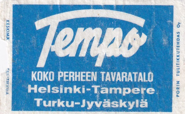 Helsinki - Tampere, Turku, Jyväskylä.  TEMPO ,   s84