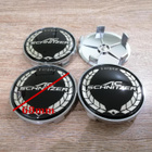 BMW vannekeskiöt – AC Schnitzer Musta-Valko – 68mm (4kpl - pikkukuva 4