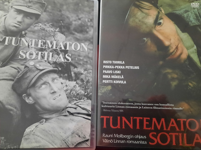 TUNTEMATON SOTILAS 1955 & 1985 DVD (2 X 1 DISC)