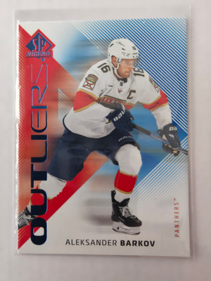 Aleksander Barkov 2025-26 SP Authentic Outliers Blue