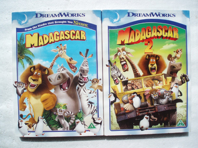 Madagascar 1 ja 2 DVD