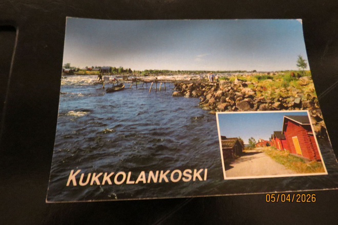 TORNIO KUKKOLANKOSKI 1984 KULKENUT KORTTI