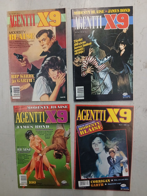 Agentti X 9, Modesty; 1991 4 kpl