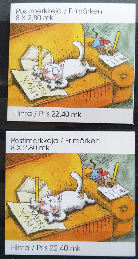 Ystävyydellä vihot V27, 1995, postituore ja FDC-leimattu