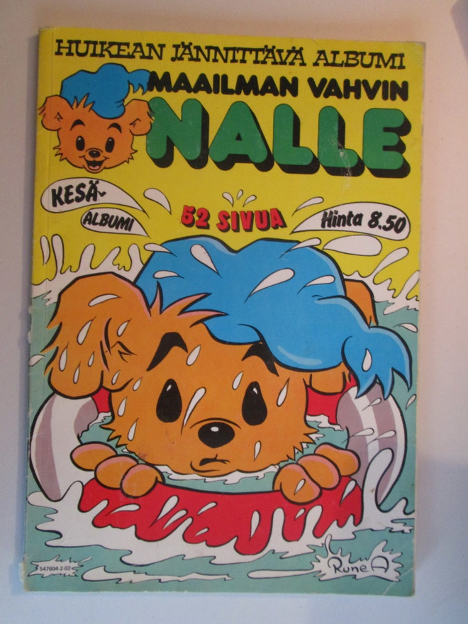 MAAILMAN VAHVIN NALLE ALBUMI KESÄALBUMI 1982 BAMSE