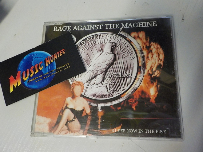 RAGE AGAINST THE MACHINE - SLEEPY NOW IN THE FIRE CD SINGLE