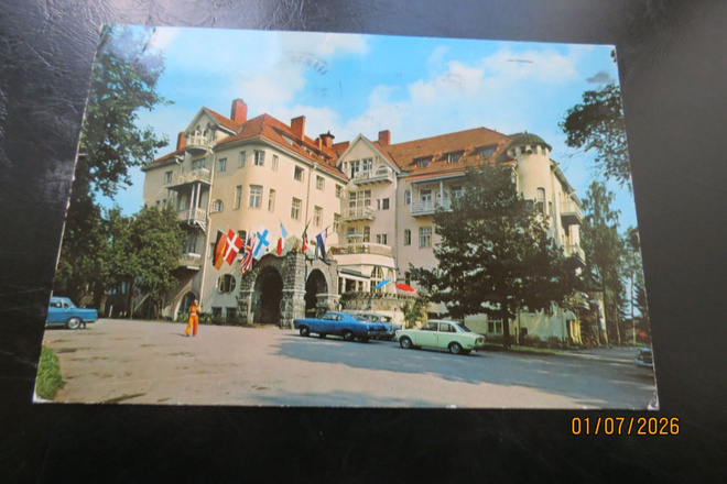 IMATRA VALTIONHOTELLI 1972 KULKENUT KORTTI