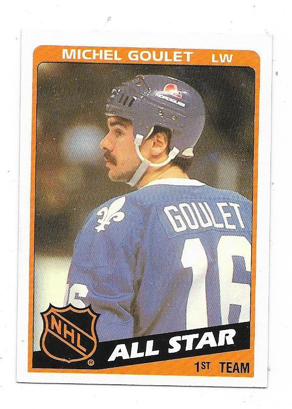 1984-85 Topps #153 Michel Goulet , Quebec Nordiques
