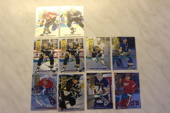1994-95 Pinnacle Team Pinnacle kortteja alkaen 12e/kpl