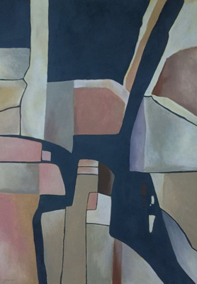 Skin as thin as rust (100 cm x 75 cm)