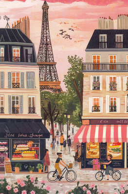 Pyöräilijät kaupungissa, Eiffel