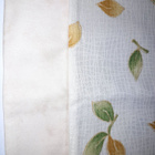 Vaalea lehtikuvio verho kappa noin 45x272cm - pikkukuva 2