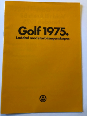 Myyntiesite - Volkswagen Golf - 2/1975