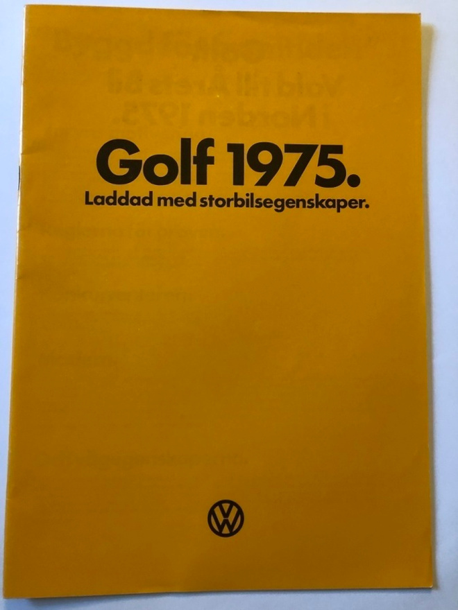 Myyntiesite - Volkswagen Golf - 2/1975