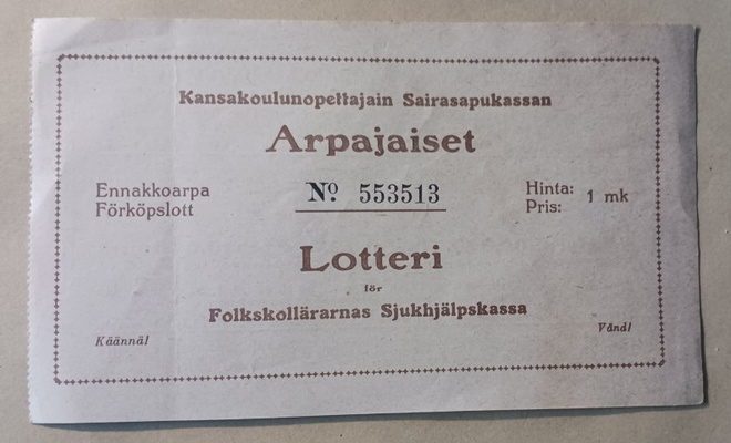Kansakoulunopettajain Sairasapukassan Suurarpajaiset