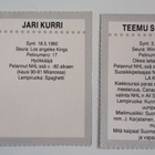 Jari Kurri ja Teemu Selänne kortit 1990 luku - pikkukuva 2