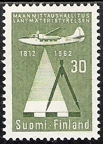 1962 Maanmittaushallitus 150 vuotta ** LaPe 555