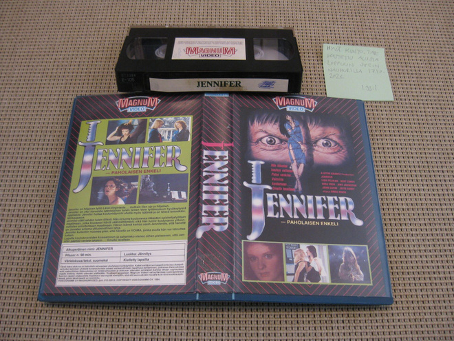 Jennifer -Paholaisen Enkeli-VHS (FIx, Magnum, Carrie Rip Off