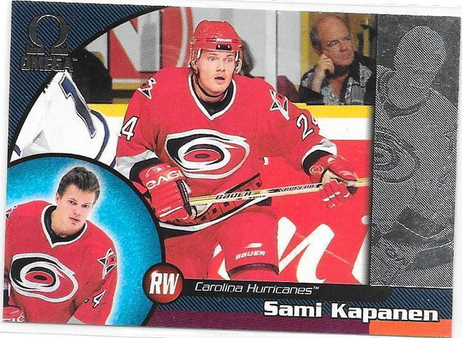 1998-99 Pacific Omega #43 Sami Kapanen Carolina Hurricanes