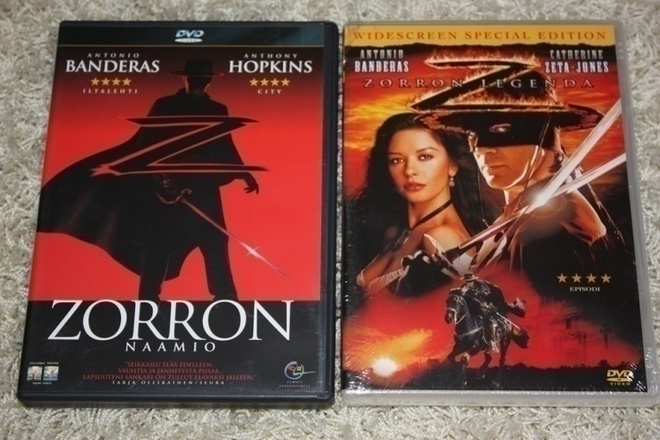 Zorron naamio + Zorron legenda (2xDVD)