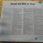 ANIMALS & BIRDS OF KENYA - LP 1970's Kenia,Africa EX - pikkukuva 2